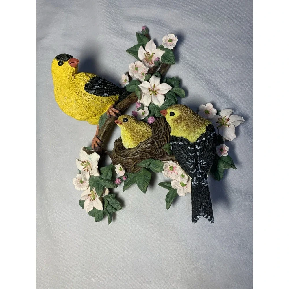 Bradford Exchange 2016 Spring Awakenings Gentle Goldfinches Songbird Collection